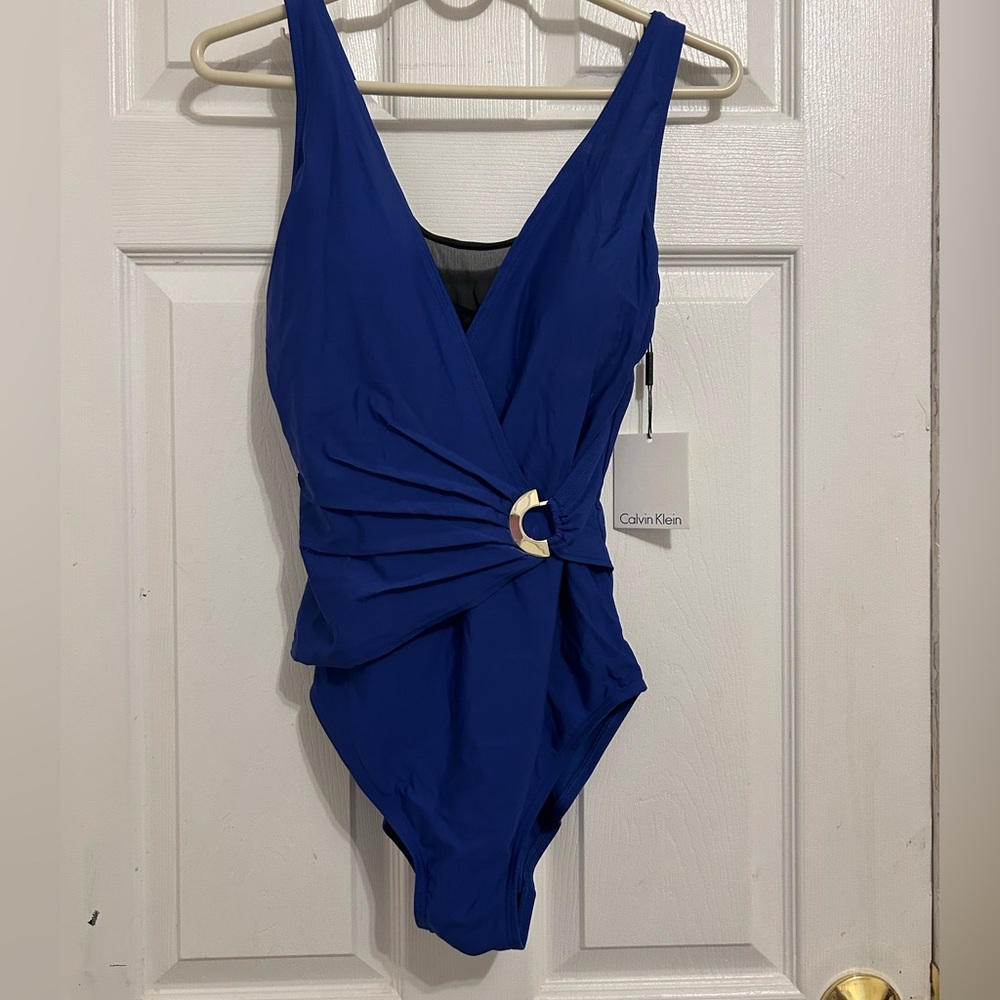 Blue Calvin Klein Swim Suit